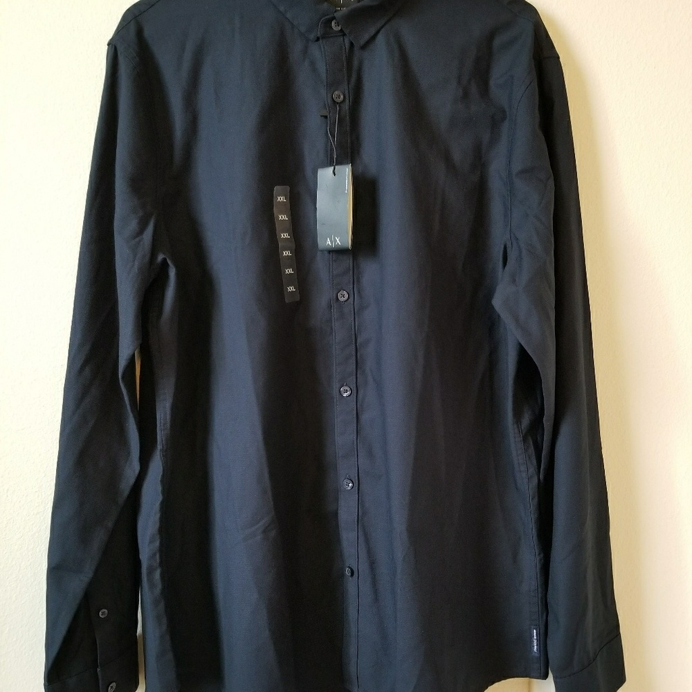 NWT Armani Exchange Men's Slim Fit Button Down.